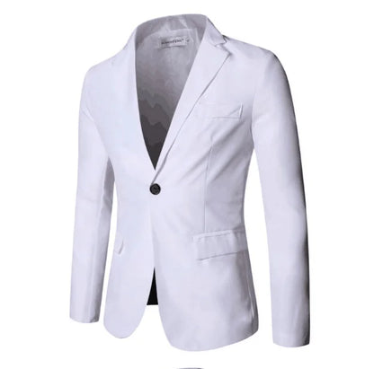 Suits Men Two Piece Sets Pant Set Blazer Turn Down Collar Full Sleeve Slim Fit Tight Waist Coat Long Pants Wedding Fabric Upgade