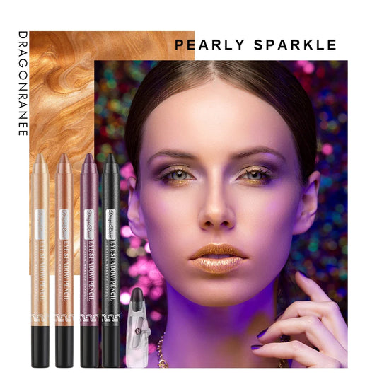 12-Piece Eyeshadow Pen Set, Pearlescent Fine Shimmer, Delicate and Silky, Non-Smudging, Multi-Use, High-Gloss Contouring, One-Swipe Application, Eye-Enhancing, Waterproof, Long-Lasting, Versatile Eyeshadow
