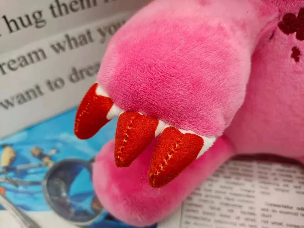 24cm Gloomy Bear Plush Toy Bloodthirsty Pink Bear Plushie Doll Animal Teddy Stuffed Toy Pillow for Kids Birthday Christmas Gift