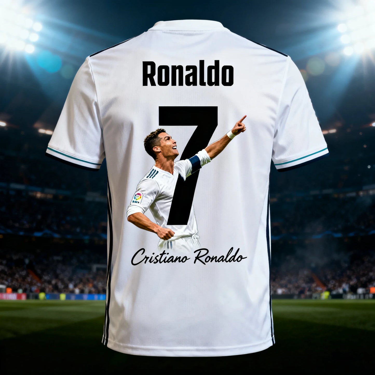 2026 New Ronaldo #7 3D Print Soccer Football T Shirt Men Women Boys Girls Training Top Comfortable Casual Sportswear
