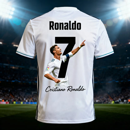 2026 New Ronaldo #7 3D Print Soccer Football T Shirt Men Women Boys Girls Training Top Comfortable Casual Sportswear