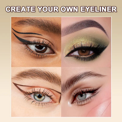 Waterproof Eyeliner Gel Pencil, Long Lasting and Smudge-Proof, Easy Twist Application For Bold, Create Perfect Eye Makeup