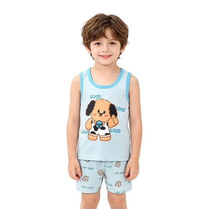 Fashion Kids Clothes Boys Girls Sets Top Shorts 2PCS 100% Cotton Soft Summer Children Baby Cloths T-shirt Shorts Toddler Suit
