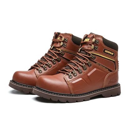 Hot Selling Men's And Women's Motorcycle Boots, Genuine Leather Couple's Workwear Boots, Outdoor Hiking Boots, Hiking Boot, Cyc