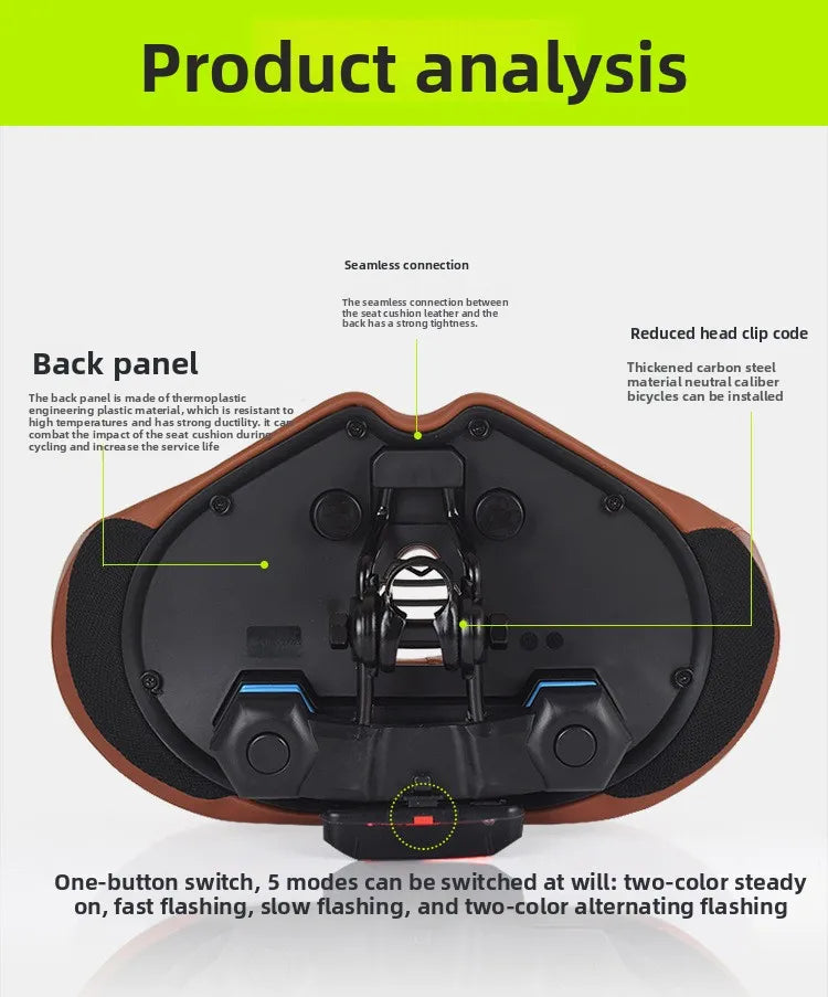 Noseless Bike Seat Cushion for Men Women Extra Padding Comfort Wide Bicycle Seat Oversized Comfortable Saddle for Peloton Bikes
