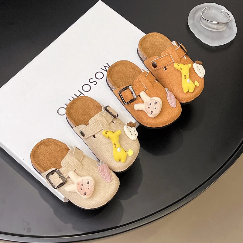 Kid's House Slippers 2025 New Cute Animal  Boy Child Slipper Non-slip Versatile Toddlers Girls Causal Flat Shoes Fashion Cartoon
