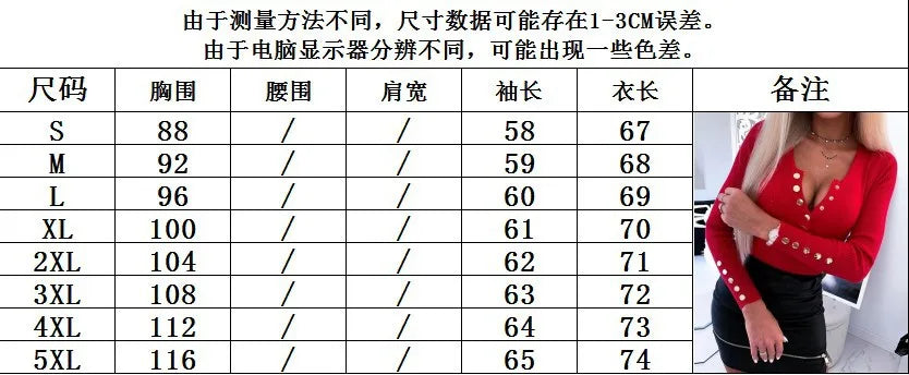 Butoon Blouse Women Autumn Knitted Sweater V Neck Pullover Long Sleeve Tee Shirt Loose Leisure Elegant Buttons Blusa Female Tops