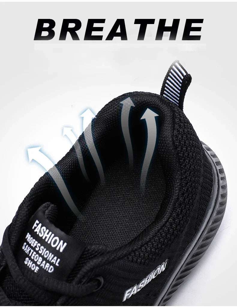 Summer Breathable Men's Casual Shoes Mesh Breathable Man Casual Shoes Fashion Moccasins Lightweight Men Sneakers Hot Sale 36-48