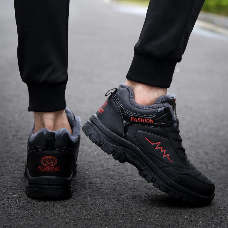 Men Winter Boots Shoes Warm Fashion Sneakers 2025 Winter Outdoor High Quality Casual Shoes Men Botas De Hombre Men Snow Boots