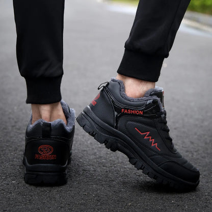 Men Winter Boots Shoes Warm Fashion Sneakers 2025 Winter Outdoor High Quality Casual Shoes Men Botas De Hombre Men Snow Boots