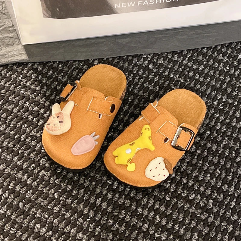 Kid's House Slippers 2025 New Cute Animal  Boy Child Slipper Non-slip Versatile Toddlers Girls Causal Flat Shoes Fashion Cartoon