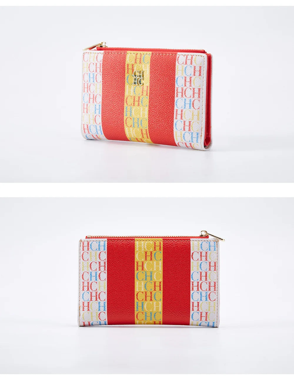 Carolina Herrera NEW Women's Cartoon Long Wallet, Classic PVC Fashion Simple Lightweight All-Match Purse