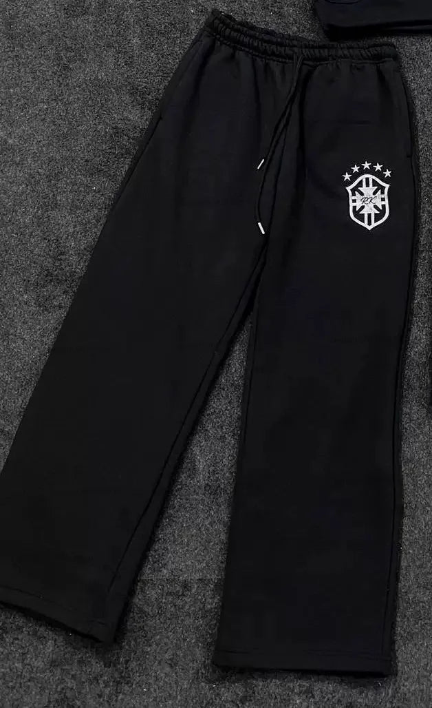 New Y2K casual loose street hip-hop suit trend Gothic Harajuku personality couple hoodie European and American mix and match set