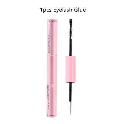 2-in-1 Adhesive and Sealing Eyelash Glue Suitable for DIY Group Eyelashes Eyelash Glue Remover Eyelash Curler Brush Kit Makeup