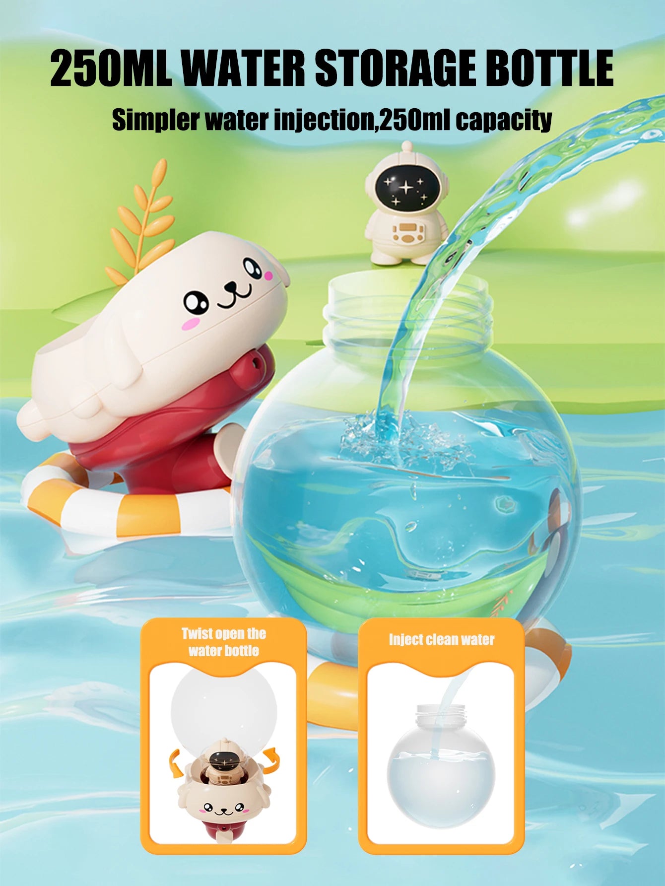 Baby Bathing Toy Kids Cute Duck Penguin Egg Water Spray Sprinkler Bathroom Sprinkling Shower Swimming Water Toys For Kids Gift