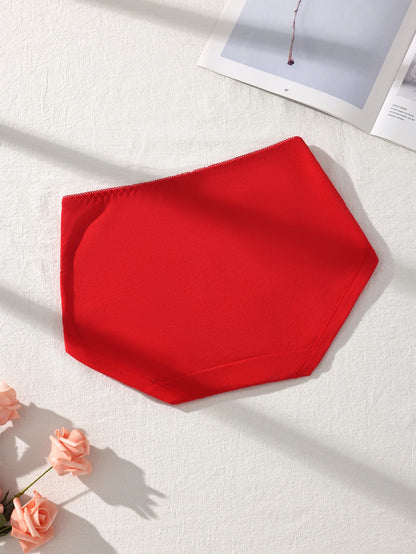 4Pcs Womens Cotton High Waist Underwear Antibacterial Tummy Control Butt Lifting Soft Breathable Oversized Briefs