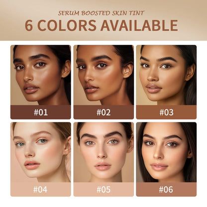 Skin Tint Stick Waterproof Nourishing Solid Tinted Serum Foundation Skin Tint Balm Face Tinted Face Contour Stick Makeup
