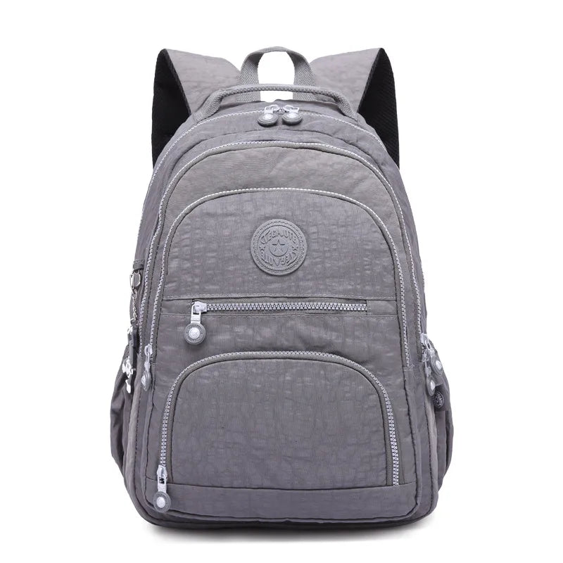 Mochila Feminina School Backpack for Teenage Girl 2025 Travel Back Packs Bag Women Nylon Waterproof Laptop Bagpack