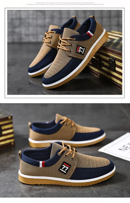 Men's Canvas Shoes, Soft Soled Driving Shoes, Men's Sports Shoes, Lightweight and Casual Men's Vulcanized Shoes, Large Size 47