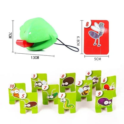 Frog Mask Wagging Tongue Lick Cards Board Games for Children Family Party Toys Antistress Funny Desktop Puzzle Game Toys