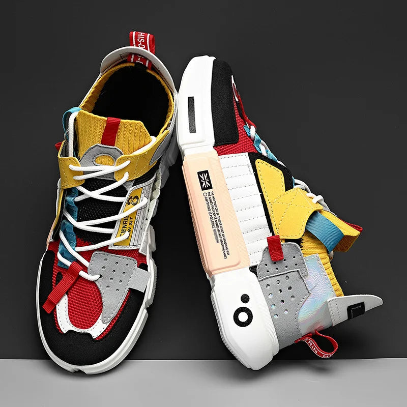 New Colorful Men Sneakers Male Tenis Luxury Designer Shoes Breathable Men's Casual Shoe Couple Shoes Trainers Zapatillas Hombre