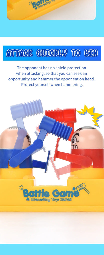 Children's Prank Decompression Funny Toys Two-person Head Fidgeting Game Parent-child Interactive Board Game Children Toy