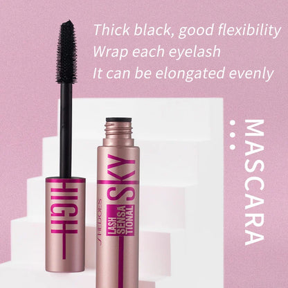 4D Mascara Lengthening Waterproof Thick Curling Lasting Eyelash Extension Black Mascara Natural Eyelash Enhance Cosmetics Makeup