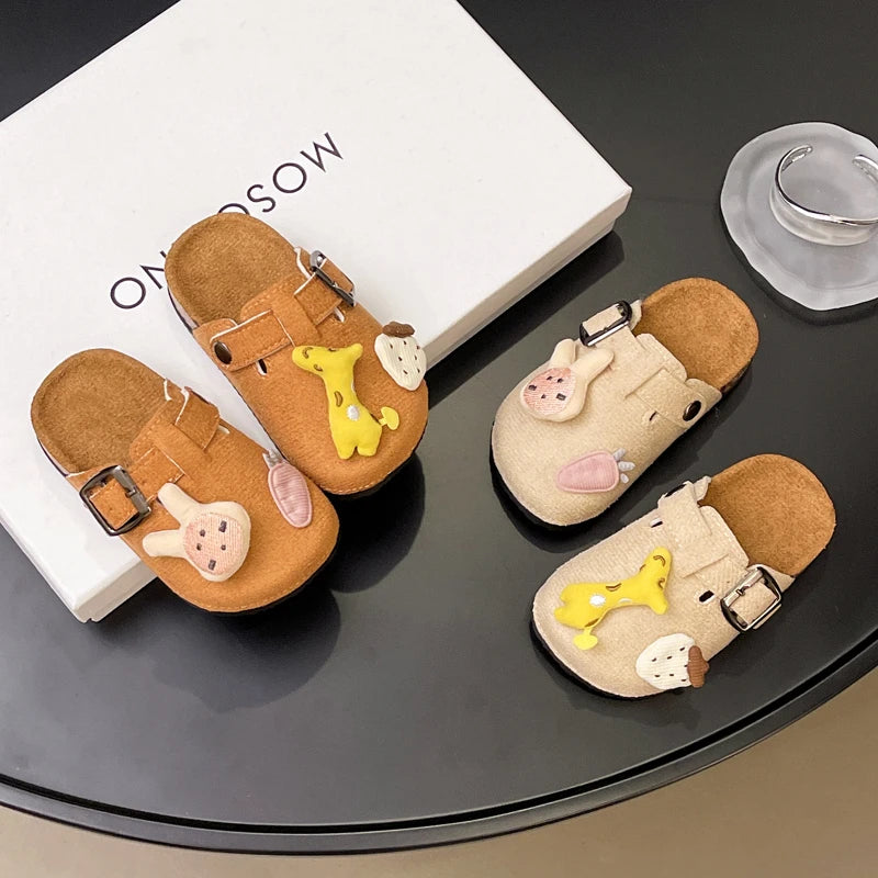 Kid's House Slippers 2025 New Cute Animal  Boy Child Slipper Non-slip Versatile Toddlers Girls Causal Flat Shoes Fashion Cartoon