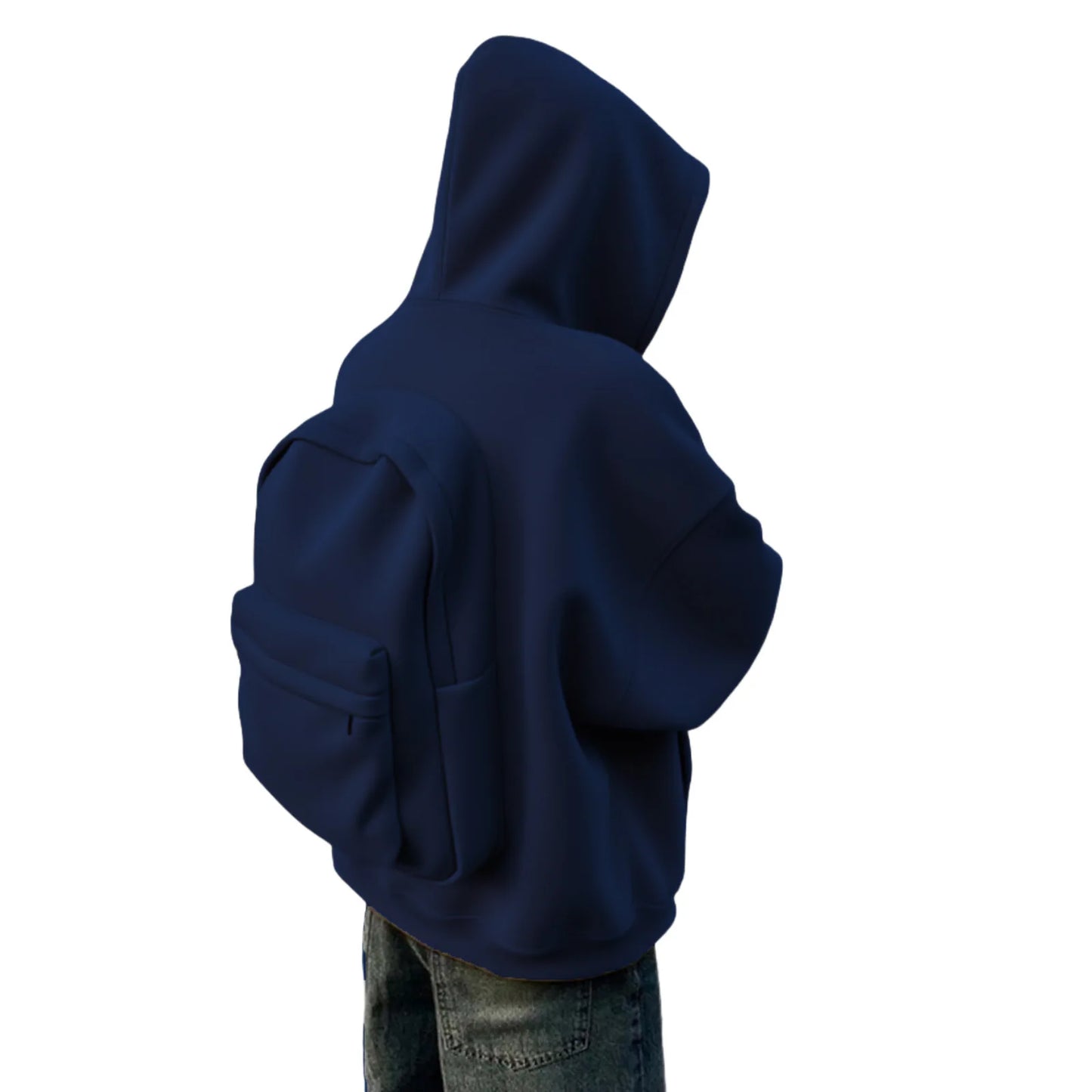 New Outdoors backpack Men's Sports and Leisure Loose Hooded Zipper Sweatshirt Traveler cardigan Jacket