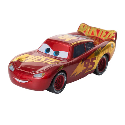Cars Pixar Cars Lightning McQueen rhapsody matador bulldozer truck Mater harvester 1:55 Diecast Metal Car Model Toy