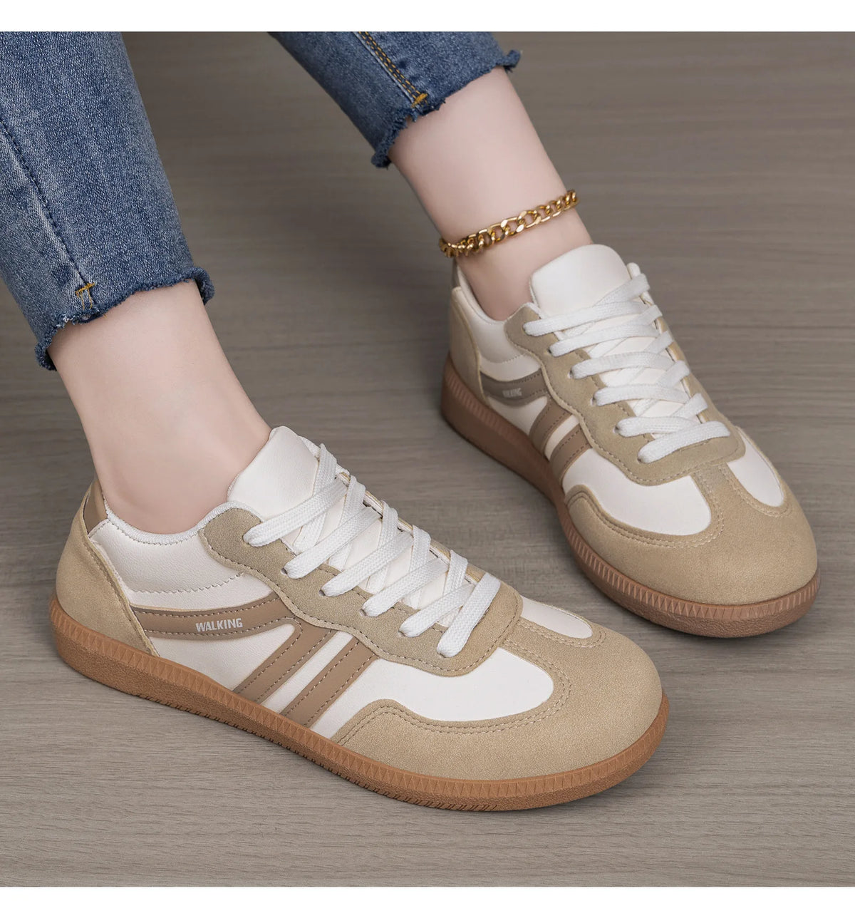 Women Shoes 2026 Spring New Fashion Casual Shoes Women Outdoor Walking Shoes Sneakers Lace-Up Women Comfortable zapatos de mujer