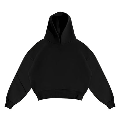 Men Cotton Vintage Tracksuit 2pcs Set Hoodies Straight Pants Casual Loose Hip Hop Sports Hooded Pullover Trousers Y2k Streetwear