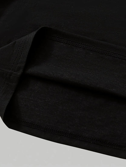 5-12 Year Old Girls' Trendy Milk Tea Outfit: Black Crew Neck T-Shirt with Colorful Printed K-Pop Letters + Gradient Bubble Tea, Cute Pattern Flared Pants Casual Clothes