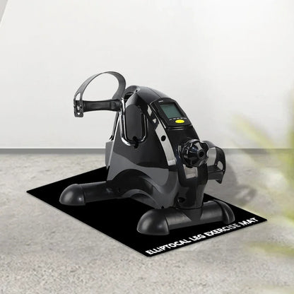 Ellipse Leg Exerciser Machine Mat Seated Foot Pedal Exerciser Mat Soft Stepper Floor Mat Enhance Stability for Fitness Sports