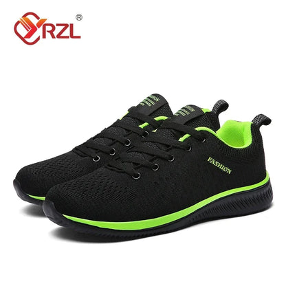 YRZL Sneakers Men Running Shoes Lightweight Sport Classical Mesh Breathable Casual Shoes Fashion Non Slip Shoes for Men