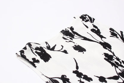 Women Dress Vintage Robe Audrey Hepburn Rockabilly Retro Sleeveless Print Party dresses Summer Vestidos
