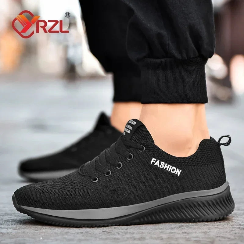 YRZL Sneakers Men Running Shoes Lightweight Sport Classical Mesh Breathable Casual Shoes Fashion Non Slip Shoes for Men
