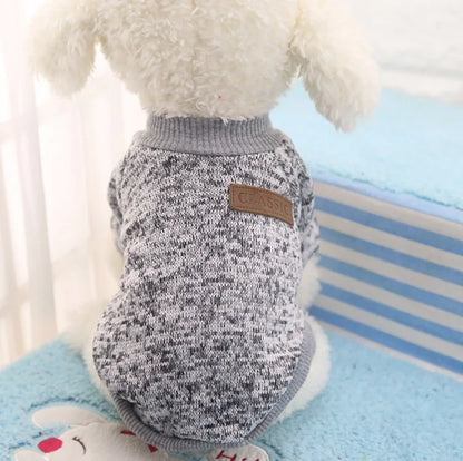Dog Clothes For Small Dogs Soft Pet Dog Sweater Clothing For Dog Winter Chihuahua Clothes Classic Pet Outfit Ropa Perro 20-22S1