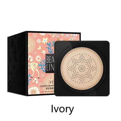Mushroom Head Air Cushion CC Cream Foundation Moisturizing Long Lasting Face Comestics Natural Brighten Face Base Tone Make Up