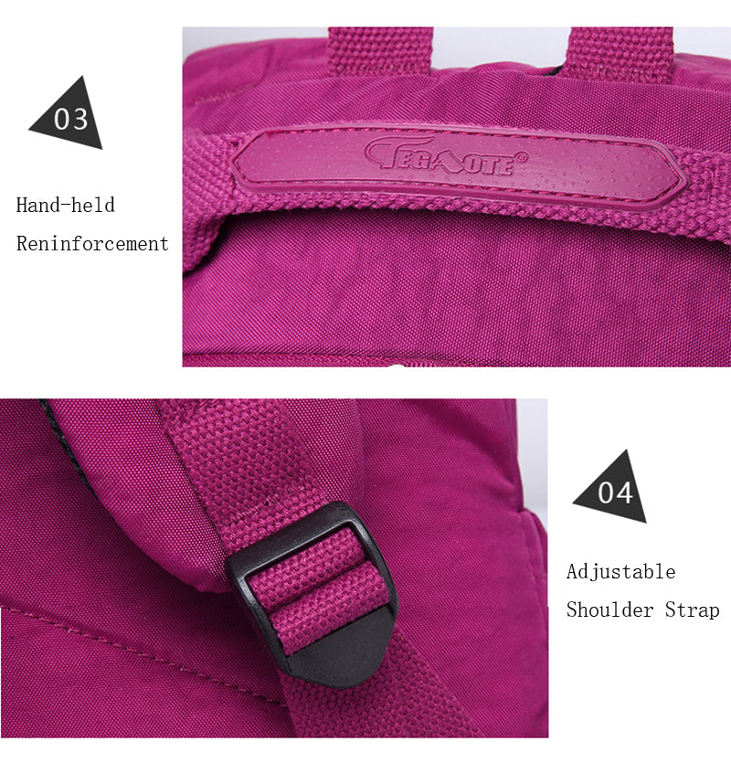 Mochila Feminina School Backpack for Teenage Girl 2025 Travel Back Packs Bag Women Nylon Waterproof Laptop Bagpack