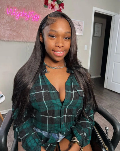 Vietnamese Raw 13X4 Lace Front Wigs For Black Women Remy 30 40 Inch Pre Plucked Bone Straight Human Hair Wigs 13X6 Hd Lace Frontal Wigs
