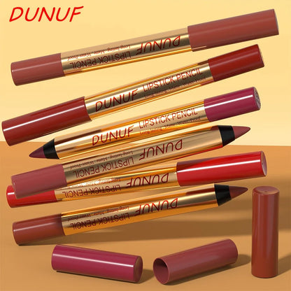 Rich Color Non-stick Lipstick Pencil Long-lasting Matte Lip Liner Crayon Red Tint Brown Lipliner Makeup Easy To Apply Cosmetics