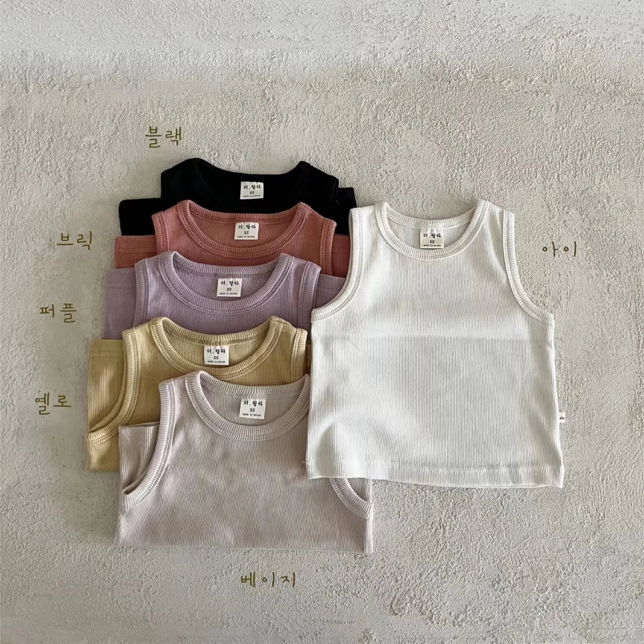 2025 Summer New Baby Sleeveless T Shirts Thin Cotton Boys Versatile Breathable Vest Infant Toddler Girl Comfortable Casual Tops