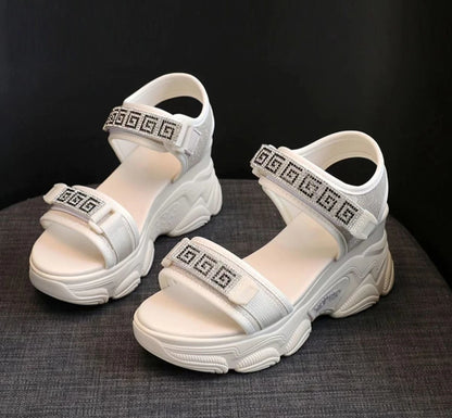 Platform Shoes Woman Sandal Roman Women Sports Sandals Fashion Sneakers Comfortable Wedge Luxury Designer Elegant Summer 2025