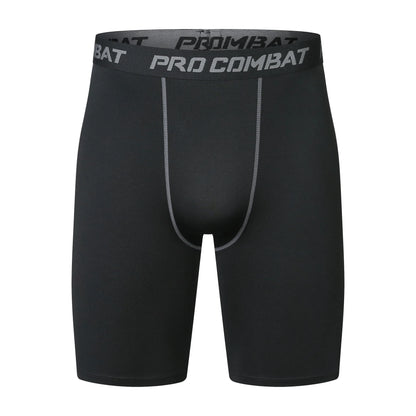 Men's Sports Leggings, Bottoming Shorts, Quick-drying Stretch Fitness, Running, Track and Field, Basketball Training, Compressio
