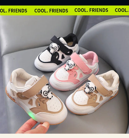 Kid Sneakers 2025 Autumn New Light Up Kid Shoe Trend Boy Sneakers Cute Girl Shoe Fashion Tennis Female Designer Shoe Кроссовки