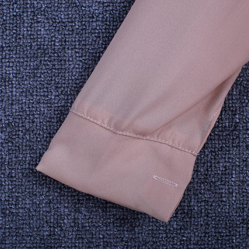 Women blouse long-sleeved V-neck elegant ladies chiffon shirt top fashion office work shirt Plus Size Blusas 5XL