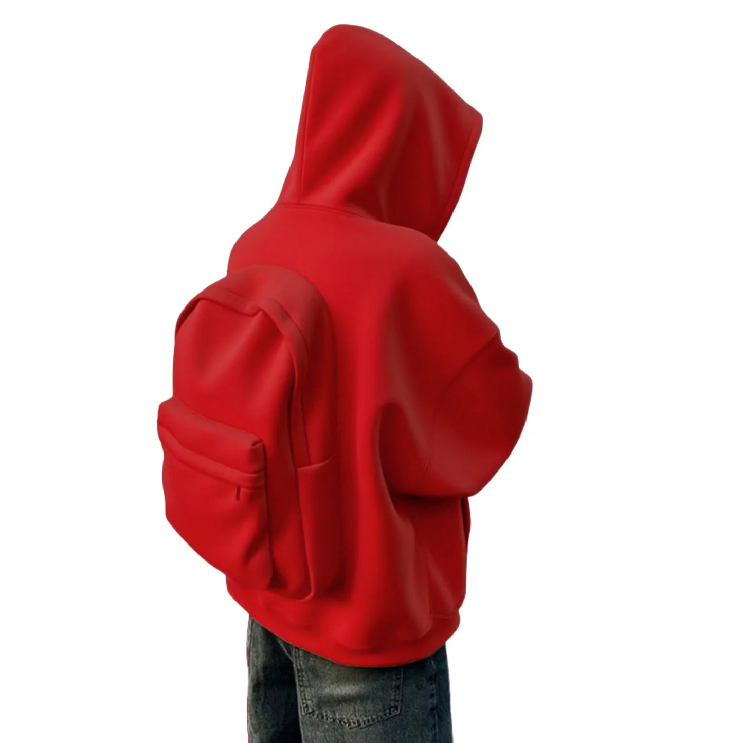 New Outdoors backpack Men's Sports and Leisure Loose Hooded Zipper Sweatshirt Traveler cardigan Jacket