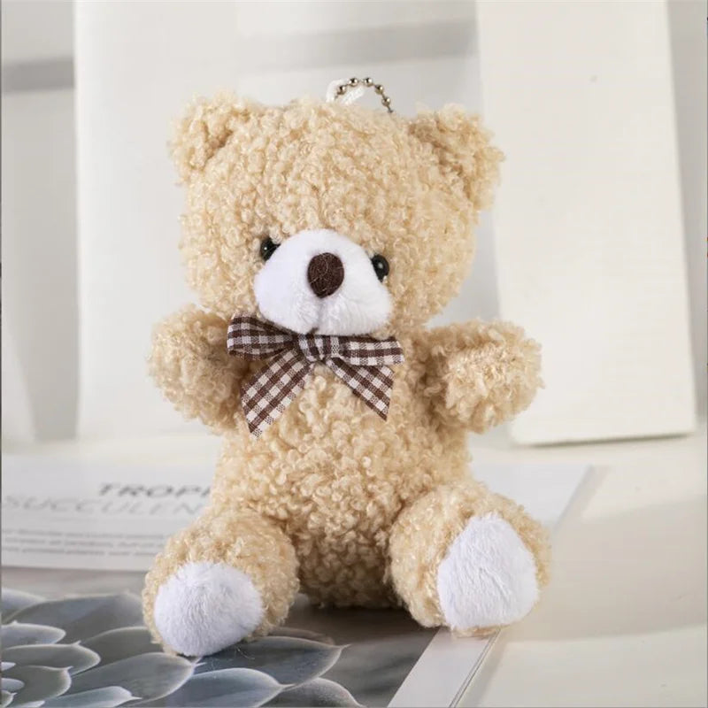 1PCS 11CM Plush Stuffed Teddy Bear Doll Patch Bear 5 Colors Kids Toy Soft Best Gift for Children Wedding Gifts