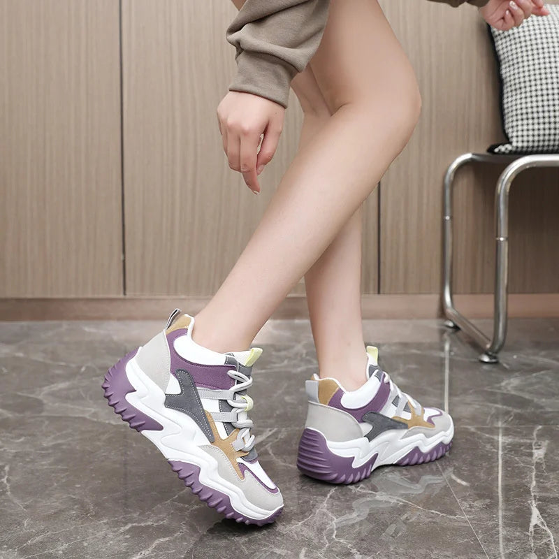 Sneakers for Women 2023 Autumn Slip on Breathable Mesh Casual Shoes Woman  Heels   Loafers